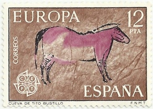 EUROPA CEPT 1975. CUEVA DE TITO BUSTILLO. EDIFIL 2260