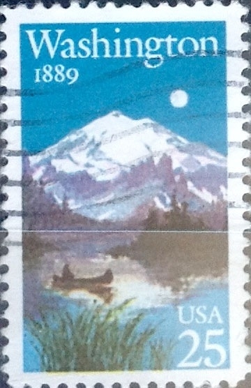 Intercambio 0,20 usd 25 cents. 1989
