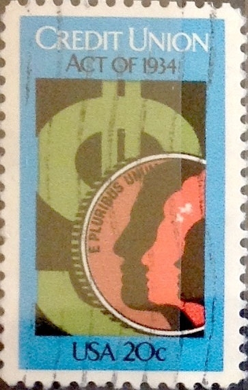 Intercambio cxrf2 0,20 usd 20 cents. 1984