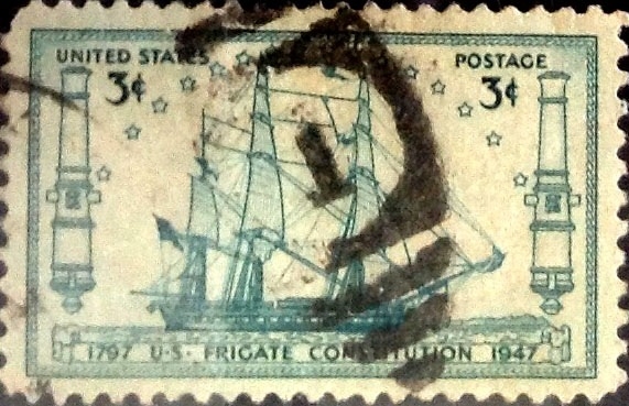 Intercambio 0,20 usd 3 cents. 1947