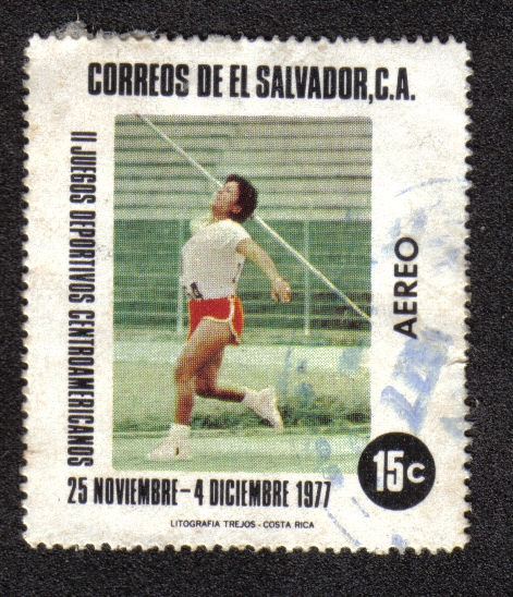 II juegos Deportivos Centroamericanos
