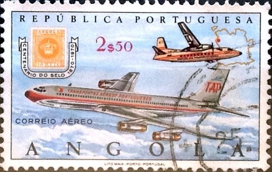 Intercambio aexa 0,20 usd 2,50 escudos 1970
