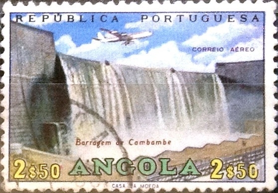 Intercambio nfyb2 0,20 usd 2,50 escudos 1965