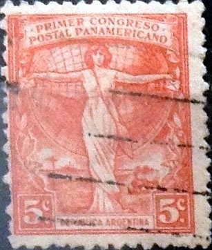 Intercambio 0,20 usd 5 cents. 1921