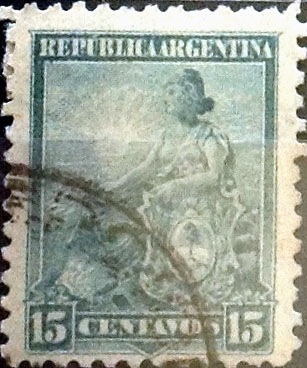 Intercambio 0,60 usd 15 cents. 1901