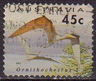 AUSTRALIA 1993 Scott 1342 Sello Animales Prehistoricos Ornithocheirus Usado Michel 1376