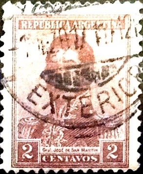 Intercambio 0,25 usd 2 cents. 1917