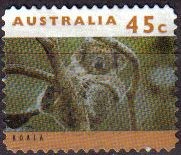 AUSTRALIA 1993 Scott 1279 Sello Animales Koala en Arbol Usado Michel 1407