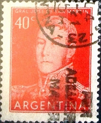 Intercambio 0,20 usd 40 cents. 1955