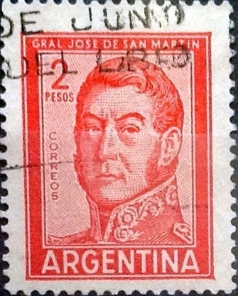 Intercambio 0,20 usd 2 pesos 1961