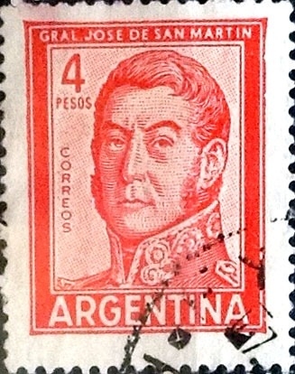 Intercambio 0,20 usd 4 pesos 1962