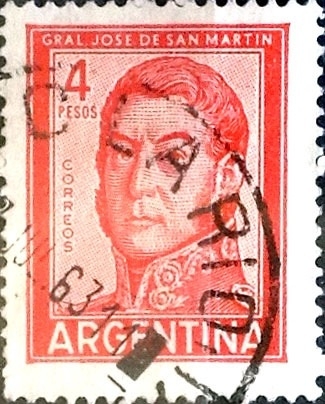 Intercambio 0,20 usd 4 pesos 1962