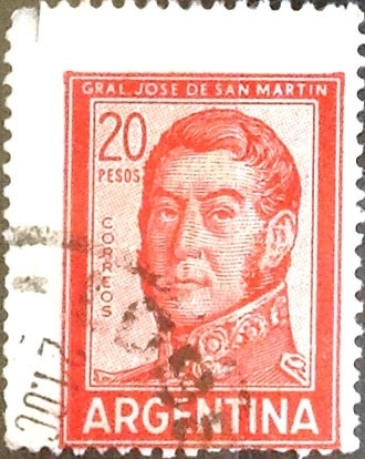 Intercambio 0,20 usd 20 pesos 1967