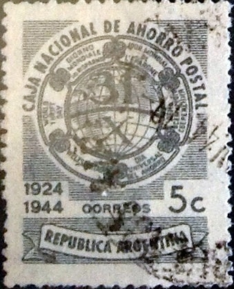 Intercambio 0,20 usd 5 cents. 1944