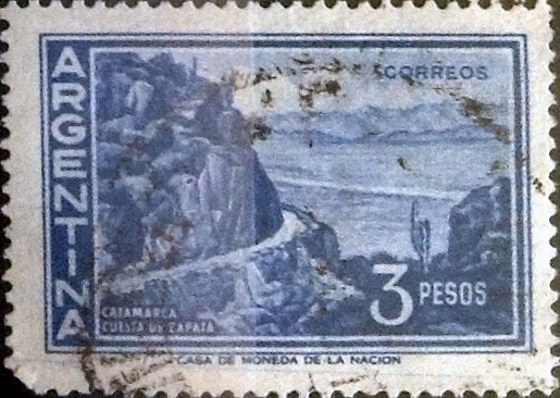 Intercambio 0,20 usd 3 pesos 1960