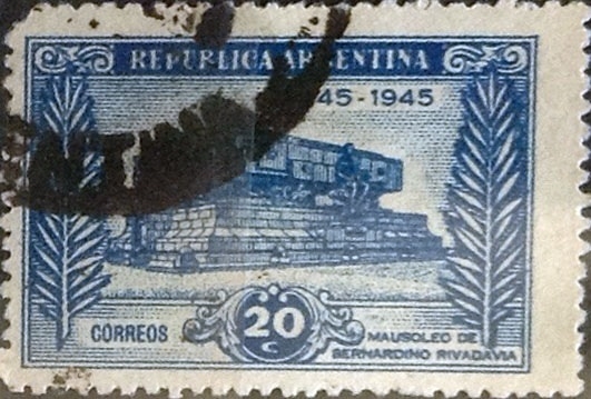 Intercambio 0,20 usd 20 cents. 1945
