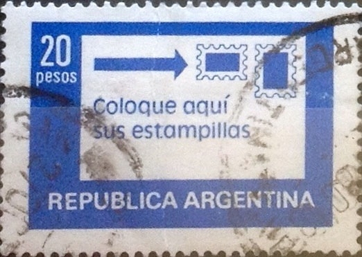 Intercambio 0,20 usd 20 pesos 1978
