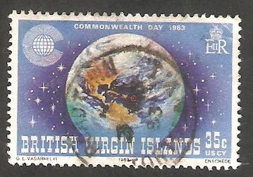 450 - Día de la Commonwealth, vista de la Tierra y las Islas
