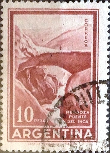 Intercambio 0,20 usd 10 pesos 1960