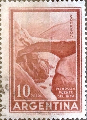 Intercambio 0,20 usd 10 pesos 1960