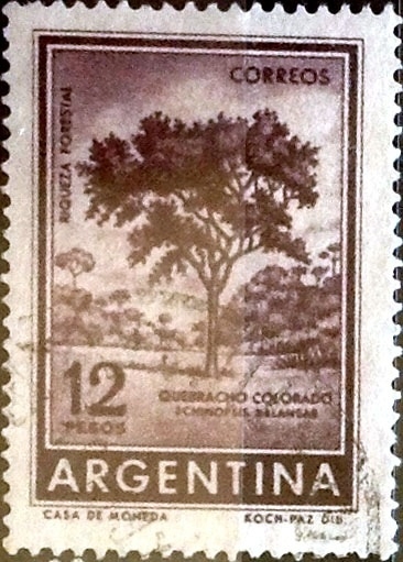 Intercambio 0,20 usd 12 pesos 1962