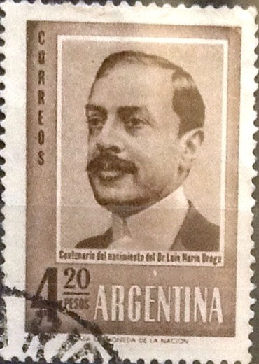 Intercambio 0,20 usd 4,20 pesos 1960