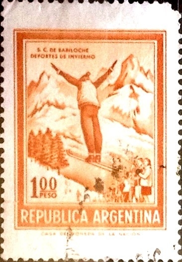 Intercambio 0,20 usd 1 pesos 1971