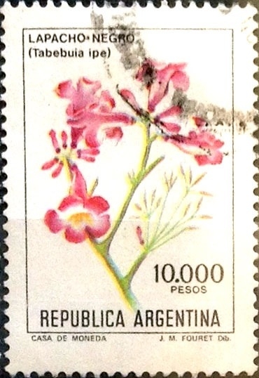 Intercambio 0,25 usd 10000 pesos 1982