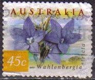 AUSTRALIA 1999 Scott 1737 Sello Flores Flowers Wahlenbergia Stricta usado Michel 1808 