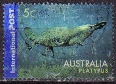 AUSTRALIA 2006 SELLO ANIMALES ORNITORRINCO