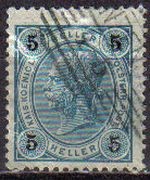 AUSTRIA 1901 Michel 87 SELLO SERIE BASICA KAISER KOENIC