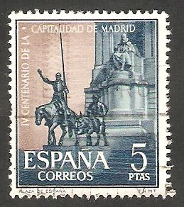 1393 - Monumento a Cervantes en la Plaza de España, de Madrid