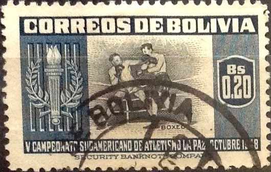 Intercambio 0,20 usd  20 cents.  1951