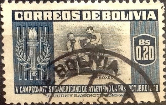 Intercambio 0,20 usd  20 cents.  1951