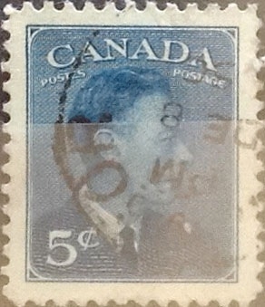 Intercambio 0,20 usd 5 cents. 1949