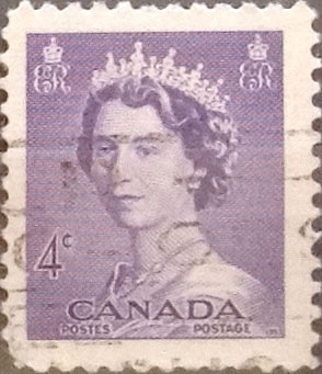 Intercambio 0,20 usd 4 cents. 1953