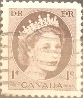 Intercambio 0,20 usd 1 cents. 1954