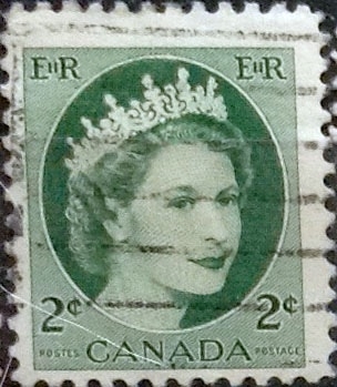 Intercambio 0,20 usd 2 cents. 1954