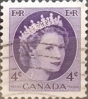 Intercambio 0,20 usd 4 cents. 1954