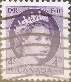 Intercambio 0,20 usd 4 cents. 1954