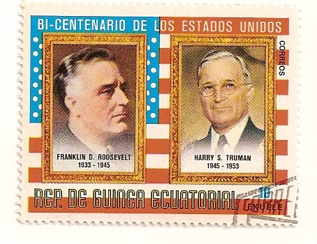 Presidentes de EEUU Franklin D. Roosevelt   1933-1945 y Harry S. Truman 1945-1953