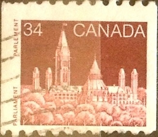 Intercambio 0,20 usd 34 cents. 1985