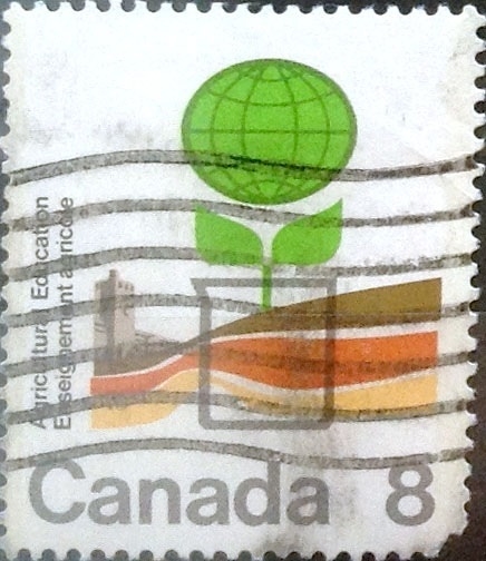 Intercambio 0,20 usd 8 cents. 1974