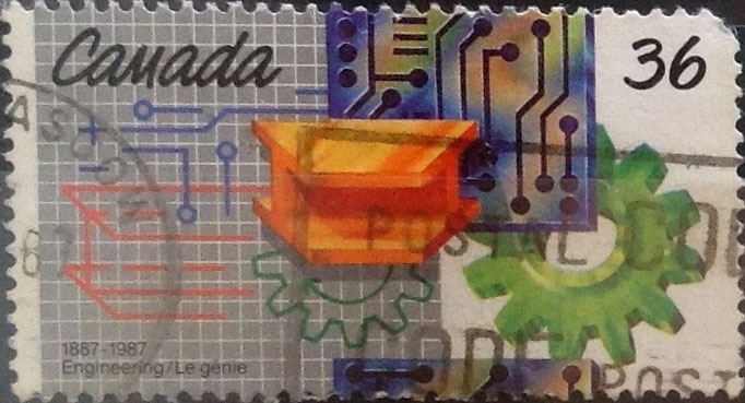 Intercambio 0,20 usd 36 cents. 1987