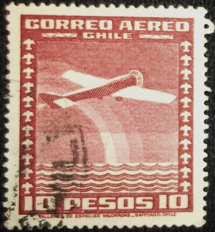 Aeroplano y Arco iris 