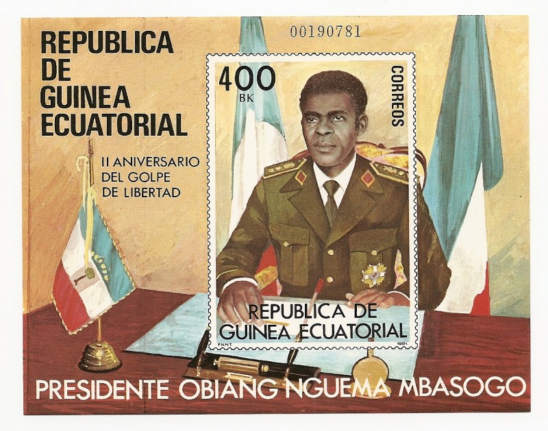 Presidente Obiang  - II Aniversº del golpe de libertad - HB