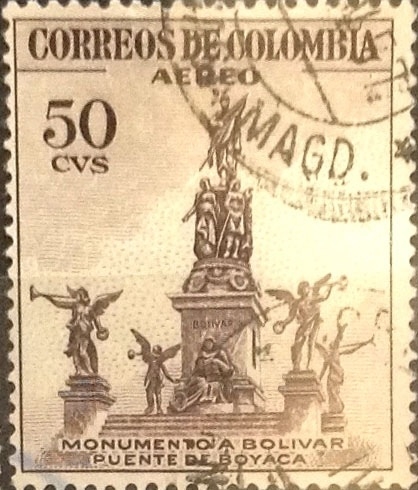 Intercambio 0,20 usd 50 cents. 1954