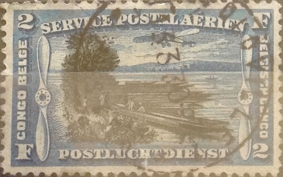Intercambio 0,50 usd 2 francos 1920