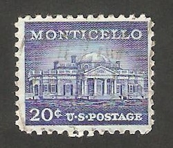 616 - Monticello, residencia de Thomas Jefferson