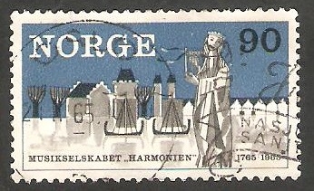 489 - II Centº de la sociedad musical Harmonien, Santa Sunniva, patrona de Bergen